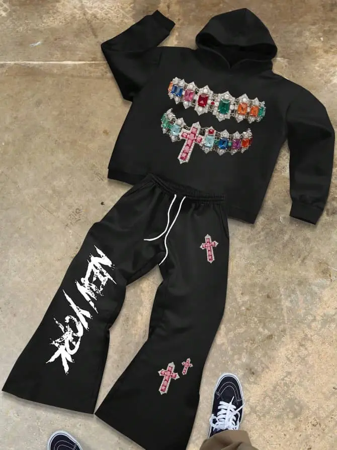 Ensemble Hoodie & Pants Black